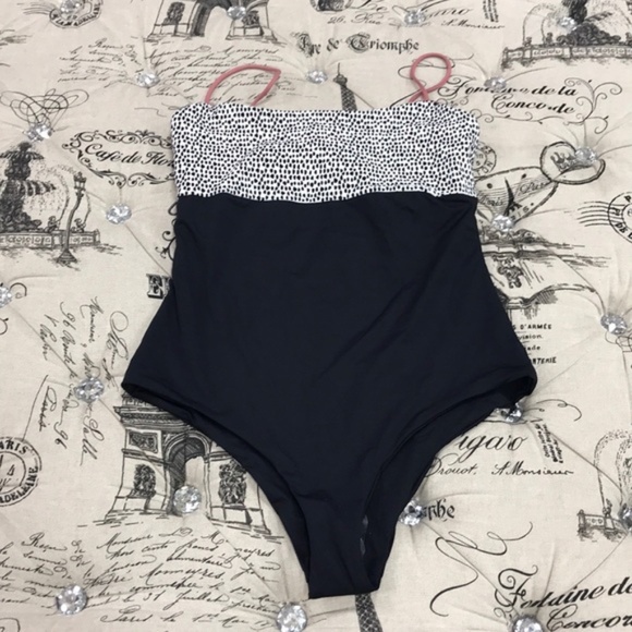 NWOT TAVIK Scarlett Colorblock One-Piece Swimsuit - Picture 3 of 7